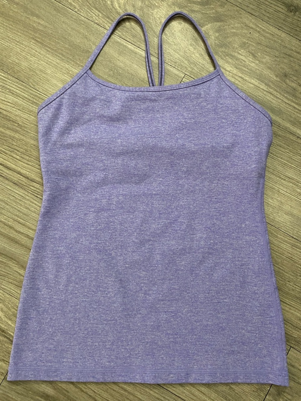 lululemon athletica Heather Lavender Slim-Strap Tank (NO PADS)